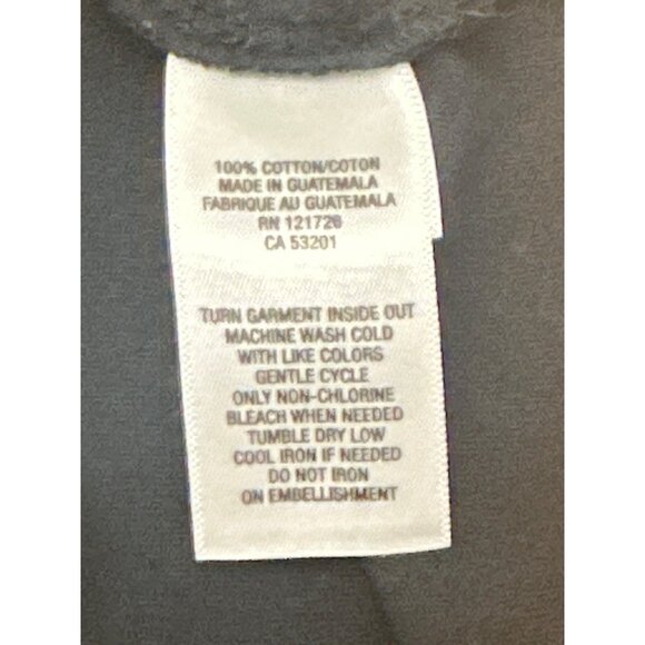 Aeropostale Black Pink Est 1987 Graphic Tee Large White Logo All Cotton - Picture 7 of 8